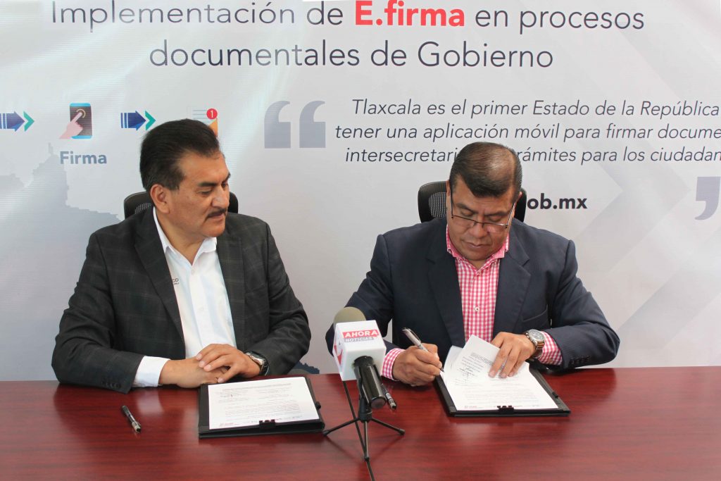 Signan convenio Sedeco y Secte para agilizar trámites con firma electrónica.