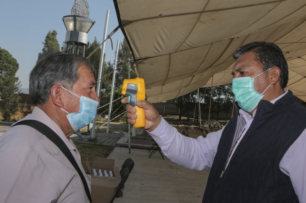 Supervisa SEP Tlaxcala medidas sanitarias en proceso de  pago a trabajadores.