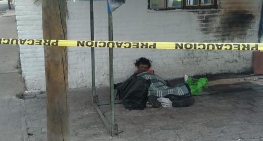 Muere indigente en calles de San Pedro a Cholula