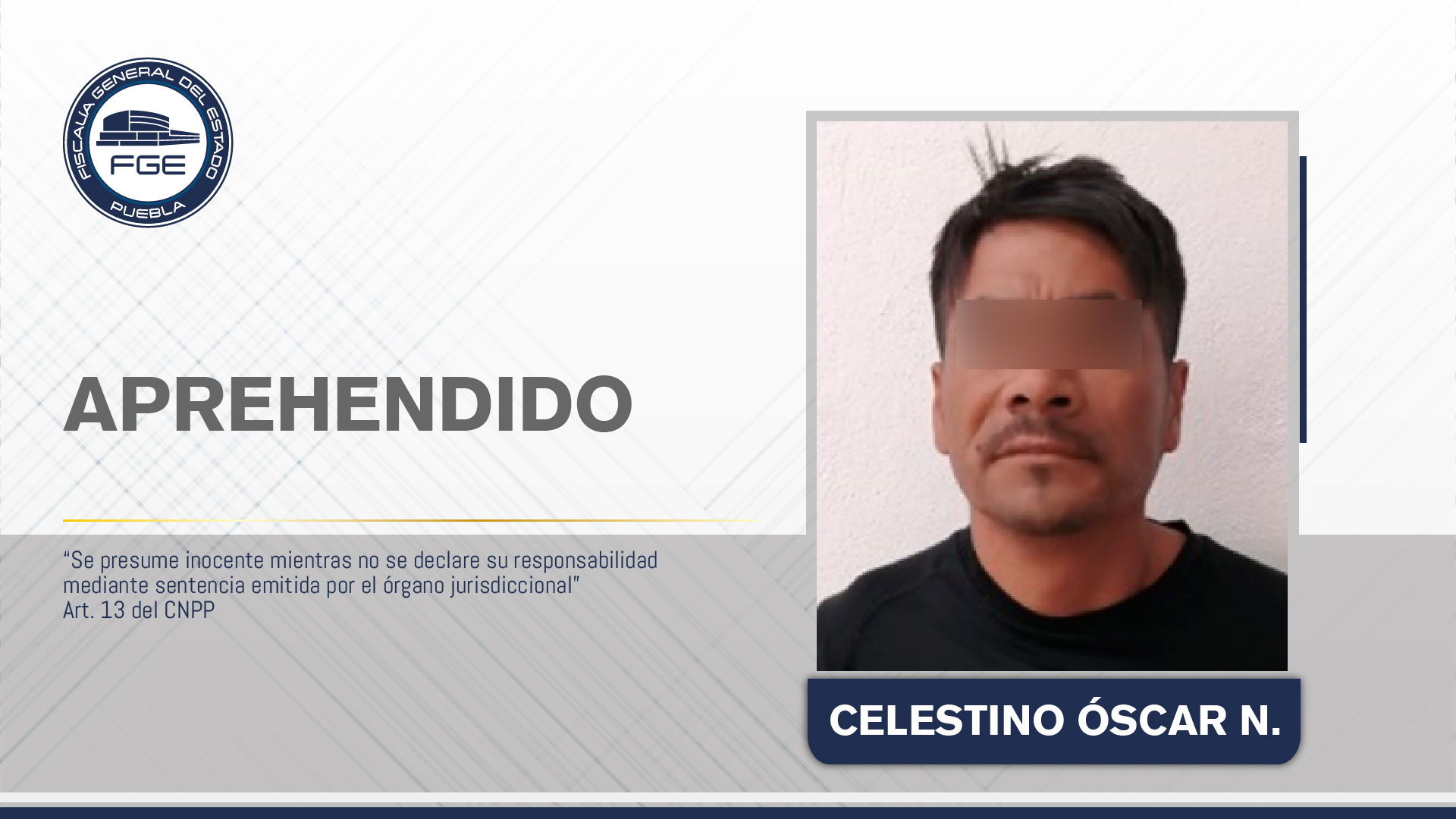 Vejestorio depravado prostituyó a joven de 16 años; ya fue aprehendido por la Fiscalía de Puebla