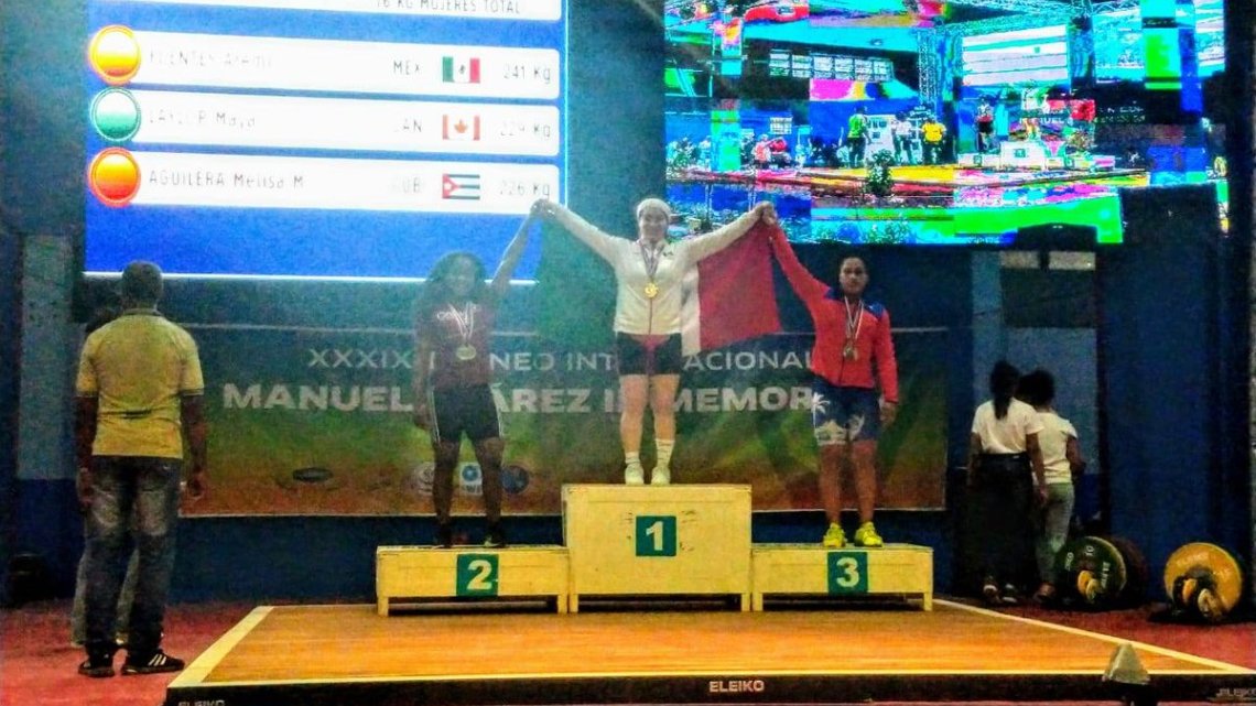 Brilla pesista Aremi Fuentes en Torneo Internacional de Cuba