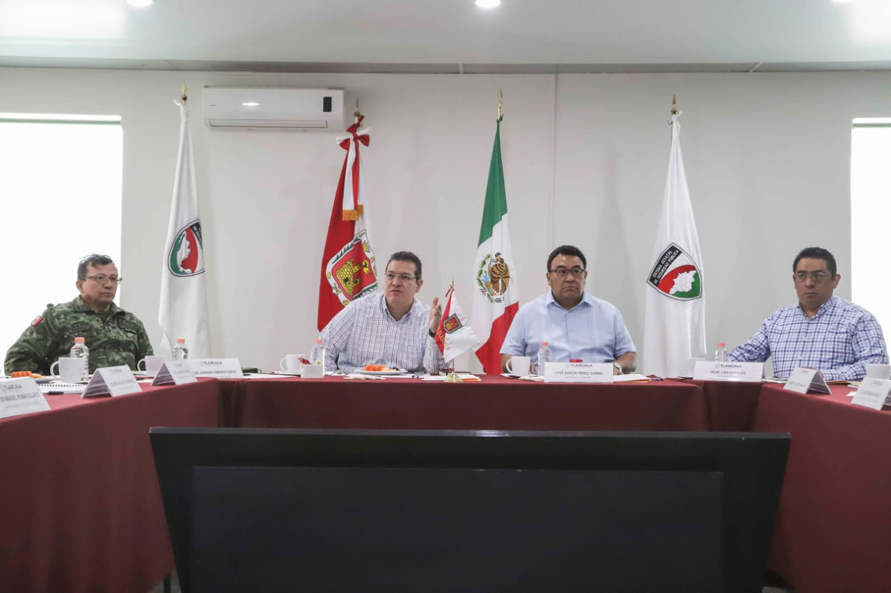 Desde Tlaxcala: Gobernador Mena coordina acciones ante el Covid-19