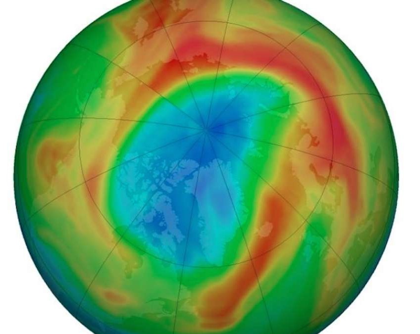 Hallan “inusual” agujero en la capa de ozono en el Polo Norte