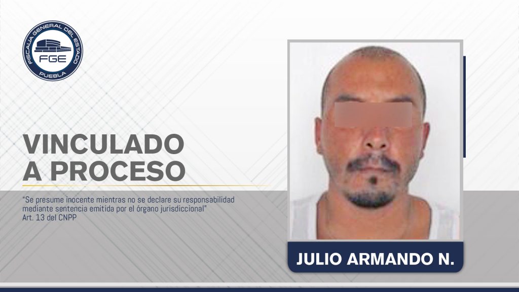 Vinculado a proceso por la desaparición de su concubina en Atlixco