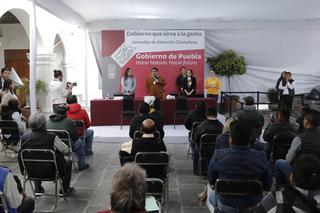 “No voy a dejar de atender a la gente”, sostuvo el gobernador Miguel Barbosa