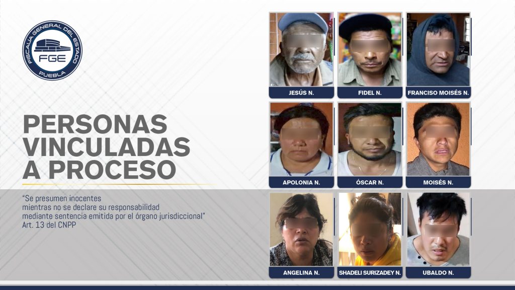 En prisión 9 personas detenidas durante cateos de Coronango
