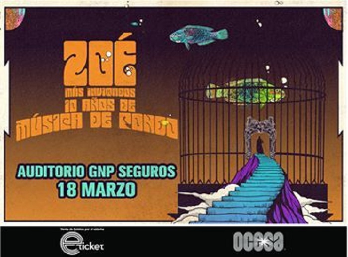 “Zoé Más Invitados 10 años de Música de Fondo”: Auditorio GNP Seguros Puebla, miércoles 18 de marzo, 21:00 horas