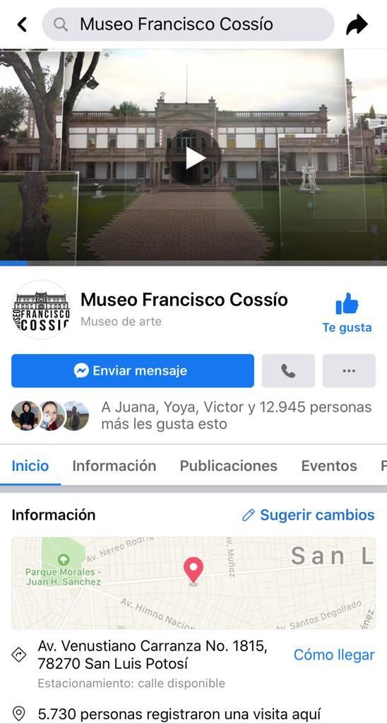 Desde las redes, actividades para todas y todos en el Cossío