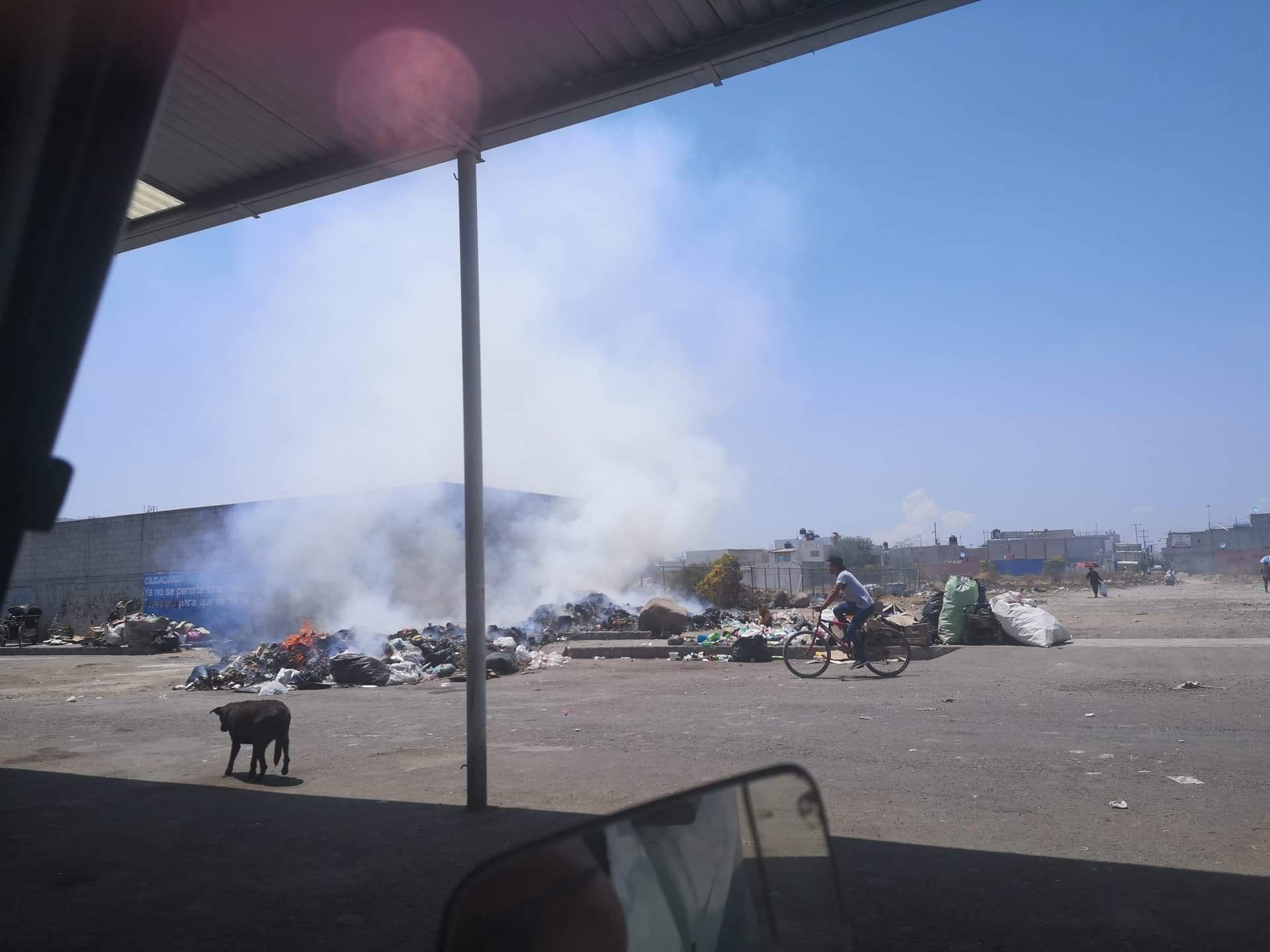 Fuerte contaminación en el mercado de Amozoc