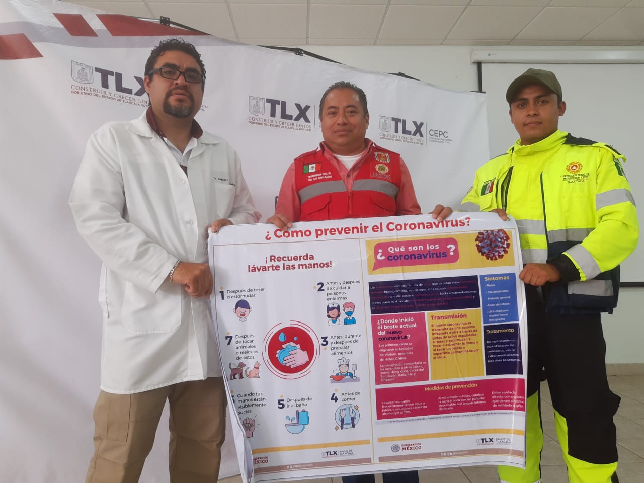 Desde Tlaxcala: Fortalecen SESA y CEPC acciones preventivas por coronavirus COVID-19.