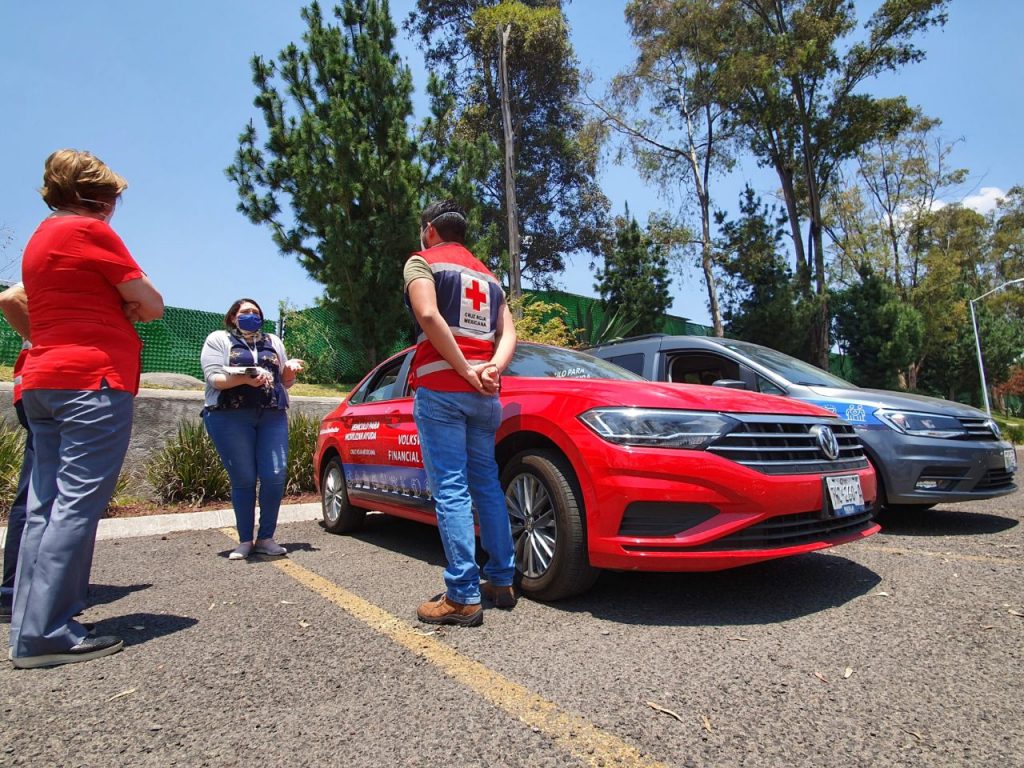 Volkswagen Financial Services pone a disposición dos vehículos para Cruz Roja Ciudad de Puebla durante la contingencia
