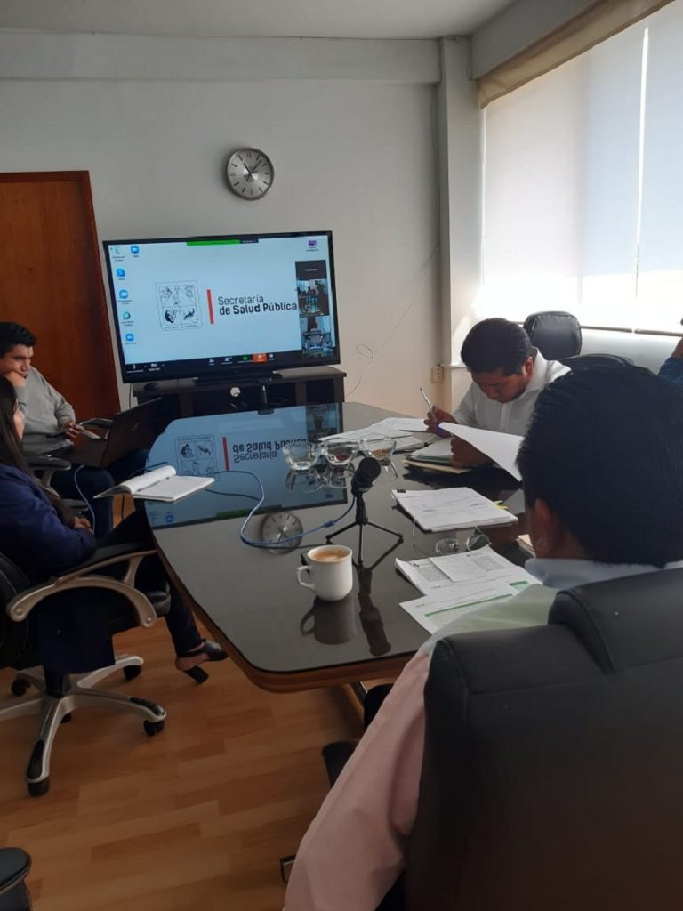 Desde Tlaxcala: Participa secretario de Salud en videoconferencia con autoridades federales.