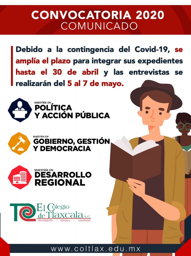 Amplía Coltlax período de registro para programas de Maestrías 2020
