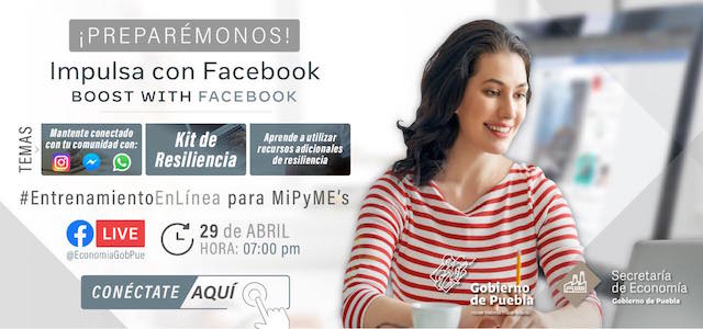 Será Puebla el primer estado donde Facebook imparta entrenamiento en linea