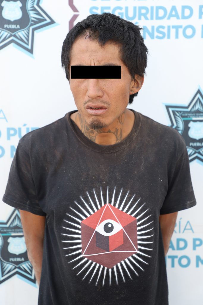 Detuvo policía municipal a probable asaltante de transeúntes de la colonia Las Ánimas.