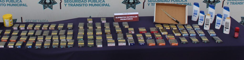Detuvo fuerzas municipales de Puebla a dos probables asaltantes de tiendas Oxxo