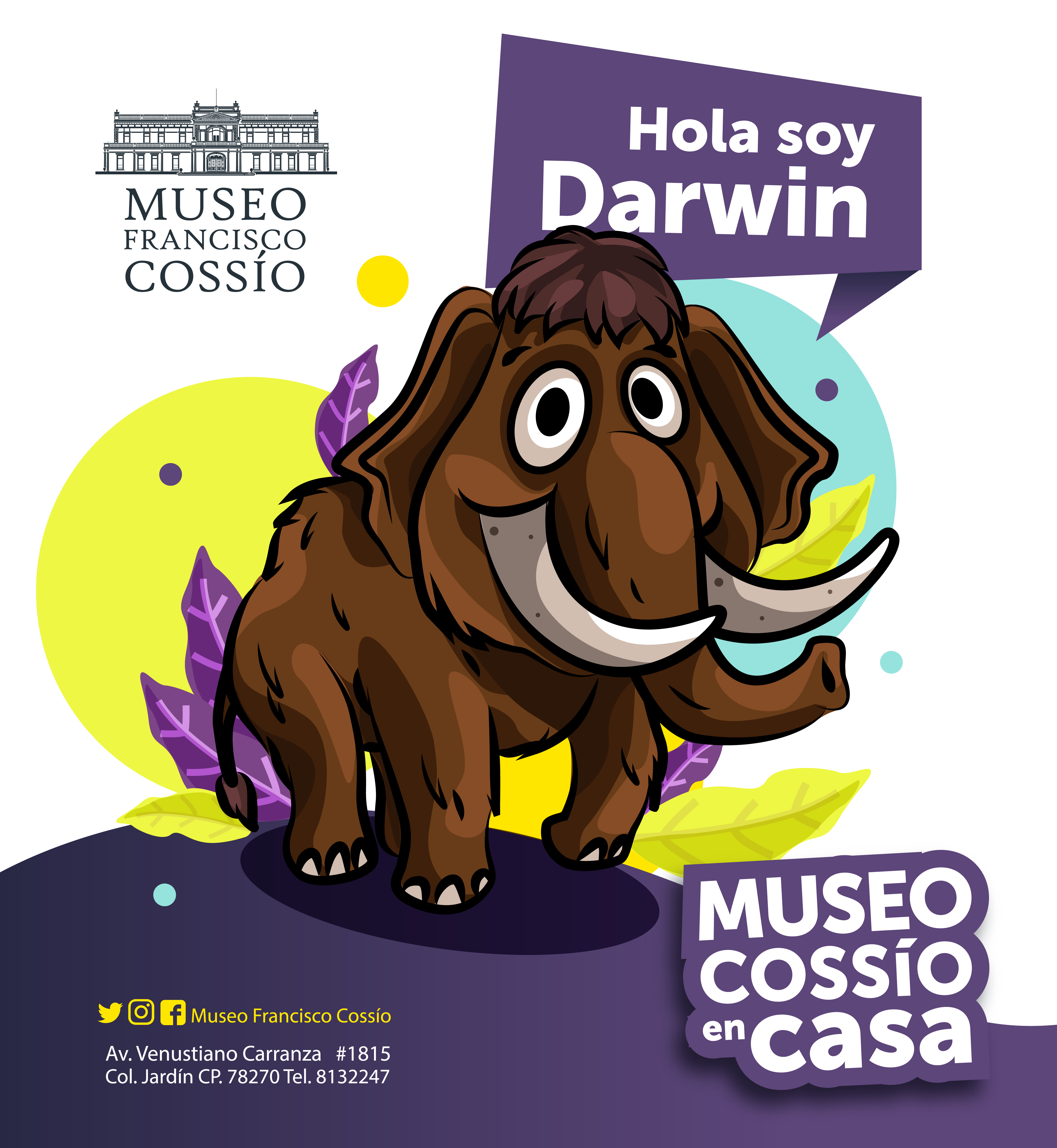 Darwin, el nuevo integrante de la familia del Museo Francisco Cossío