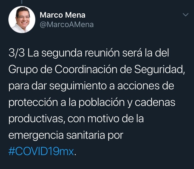 Marco Mena confirmó otros 5 casos de coronavirus en Tlaxcala