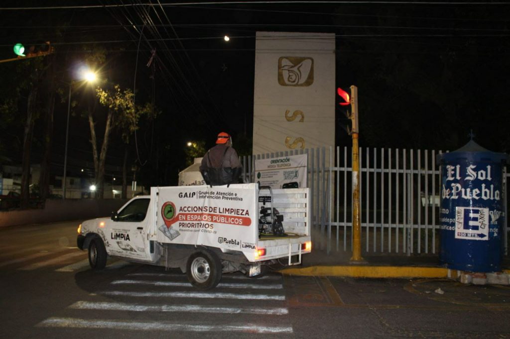 Incrementan en la capital limpieza en unidades médicas y zonas prioritarias