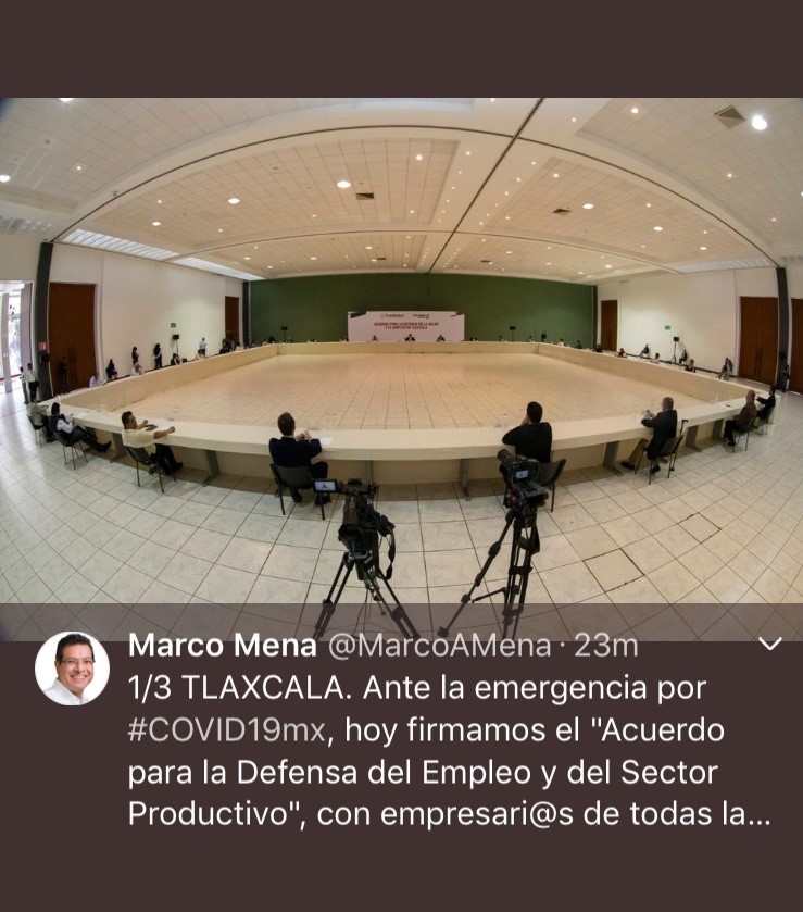 Gobierno de Tlaxcala firmó con empresarios y trabajadores el “Acuerdo para la Defensa del Empleo y del Sector Productivo”
