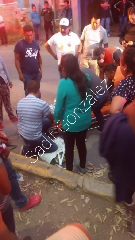 Atropellan a un hombre a 3 calles del centro de Amozoc