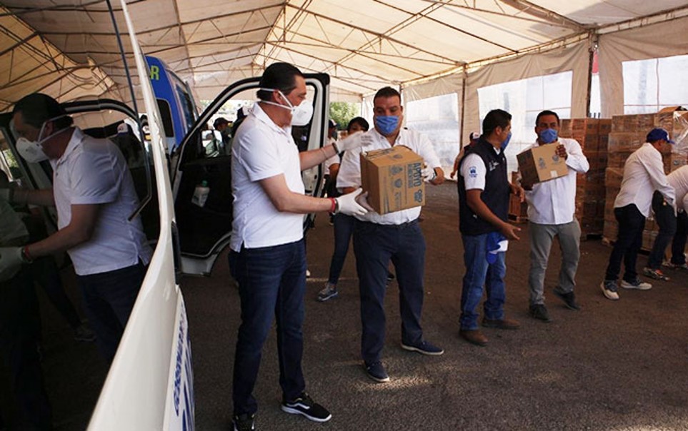 Trazan en Querétaro rutas para entrega de apoyos alimentarios