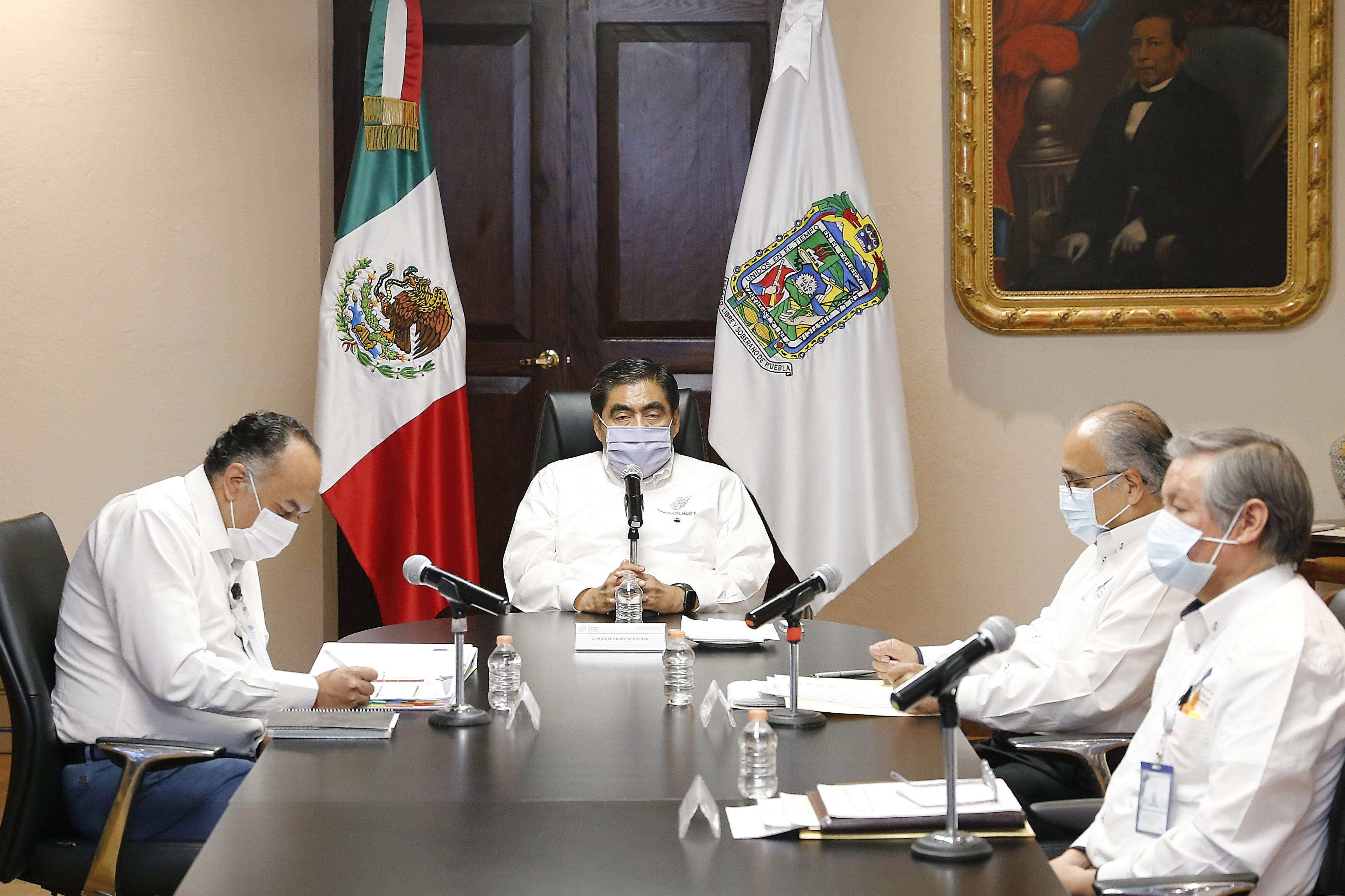 Garantiza gobierno del estado agua potable en la capital poblana durante contingencia, subrayó Miguel Barbosa
