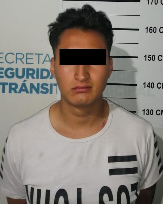Oportunamente, detuvo policía municipal de Puebla a hombre por violación en agravio de una menor de edad.
