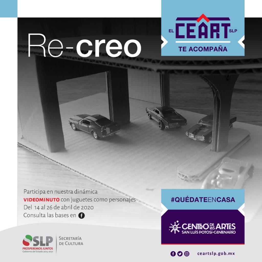 “Re-Creo” convocatoria para realizar videominutos