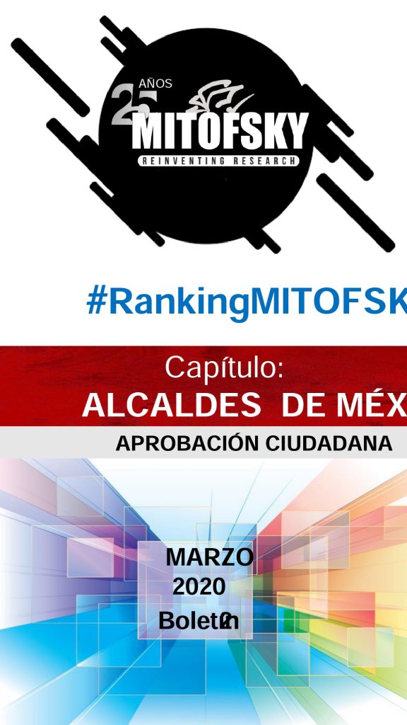 Consulta Mitofsky presenta su Ranking de presidentes municipales