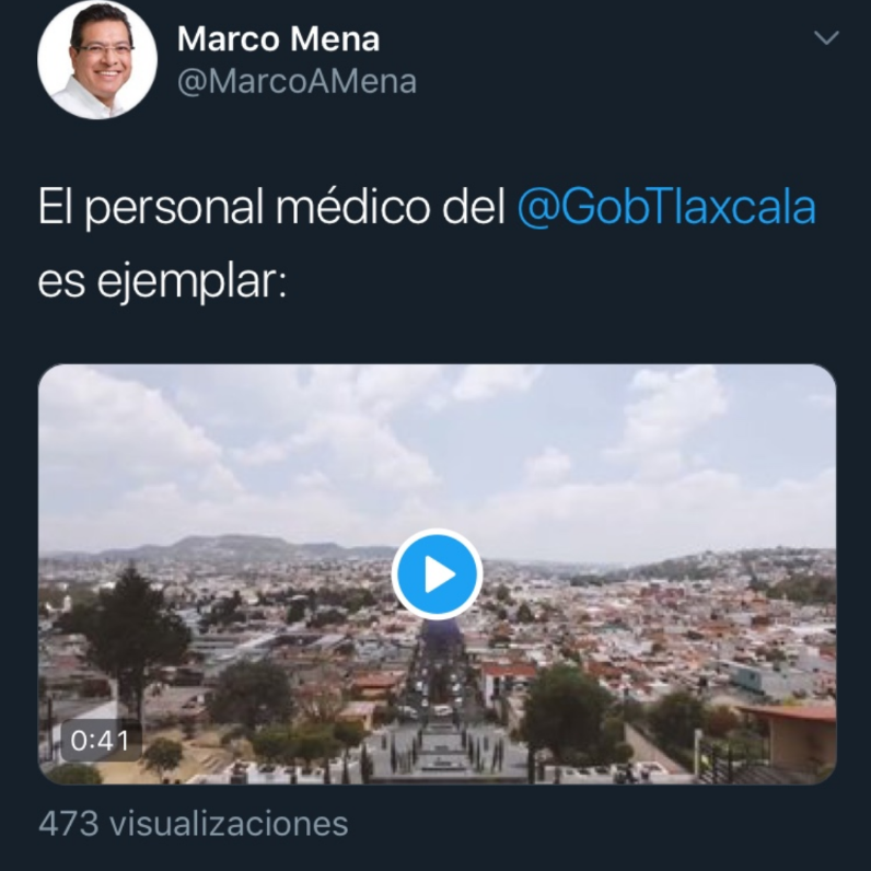 Desde Tlaxcala: El gobierno estatal manda un reconocimiento al personal médico