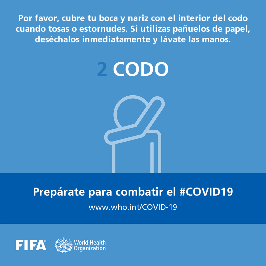 La FIFA y la Organización Mundial de la Salud (OMS) de la mano contra el Covid-19