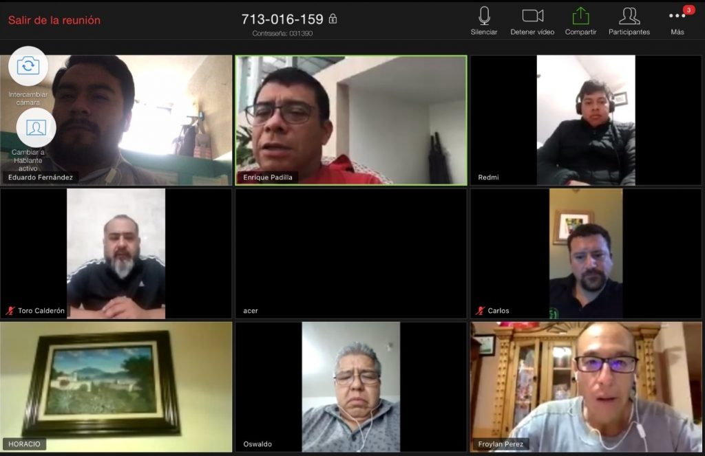 Continúa actividad en la Uptx de manera virtual; analizan plataforma digital para cursos online