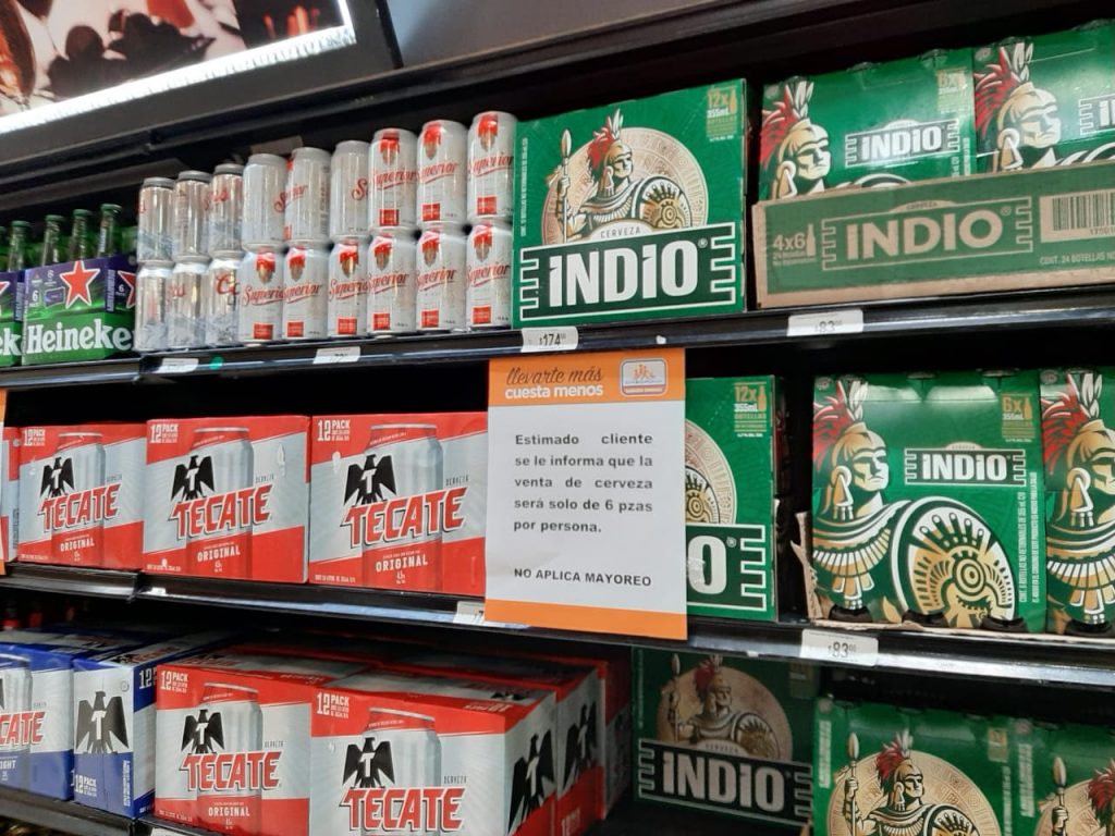 Solo seis cervezas por persona en Chedraui pueden comprar los poblanos