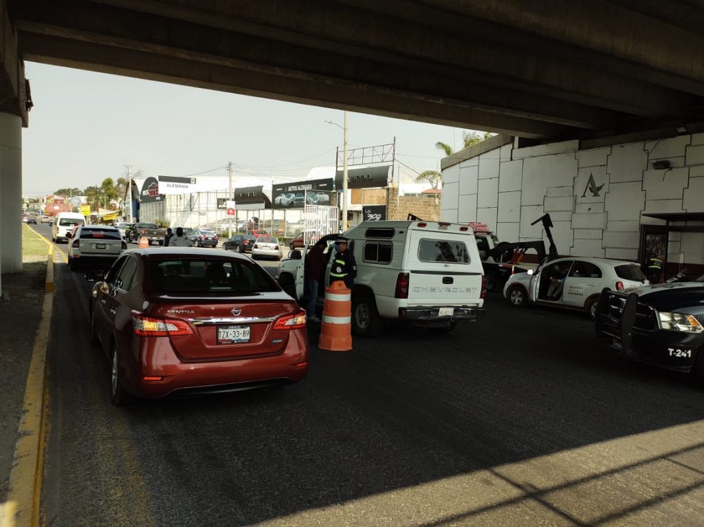 Cero vehículos asegurados esta mañana en el Operativo Relámpago en Federal a Atlixco y Periférico, reportó la secretaría de Seguridad Pública de San Andrés Cholula