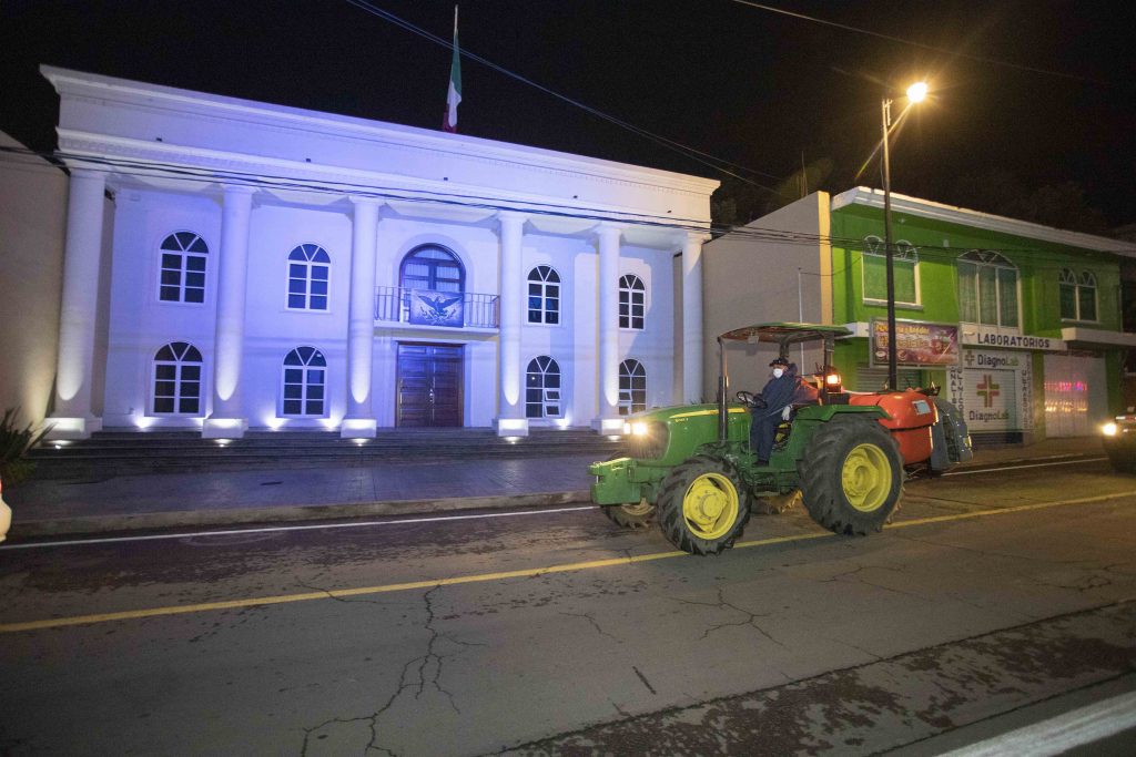 Jornadas de Sanitización desinfectan comunidades de municipios de la zona centro y sur de la entidad.