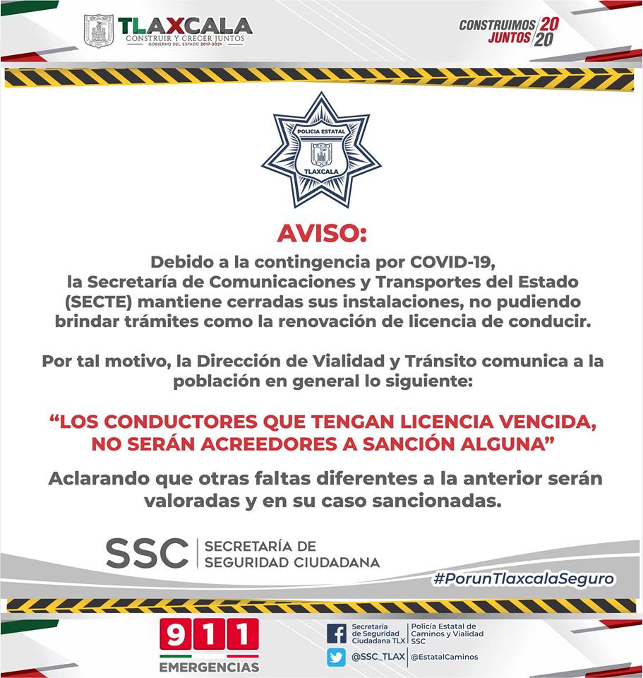 La Dirección de Vialidad no infracciona a conductores por vencimiento de licencia en la entidad
