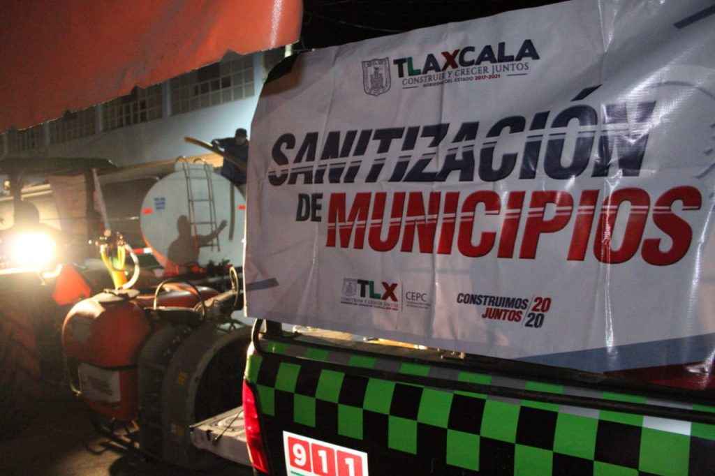 Jornadas de Sanitización del gobierno estatal recorren por tercera vez Hueyotlipan y Calpulalpan