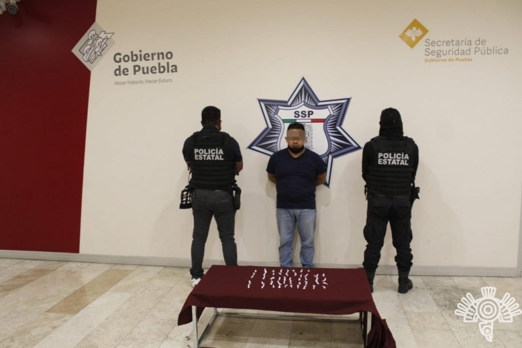 Video desde Puebla: Captura Policía Estatal a integrante de la banda “Chica Mala” de Tehuacán