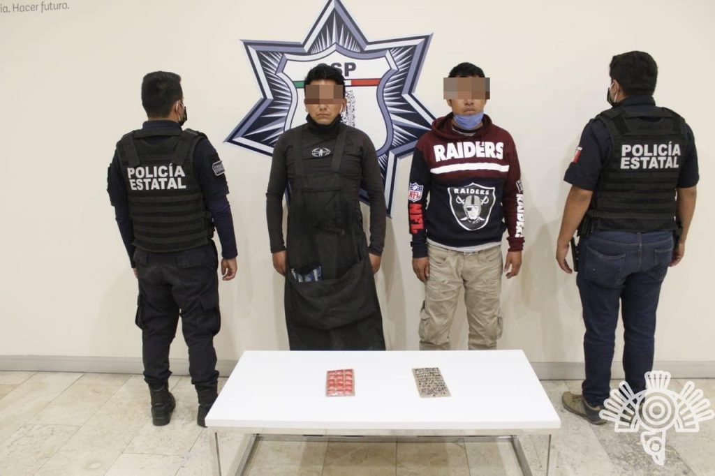 Dos presuntos narcovendedores de “El Grillo” fueron detenidos por la SSP