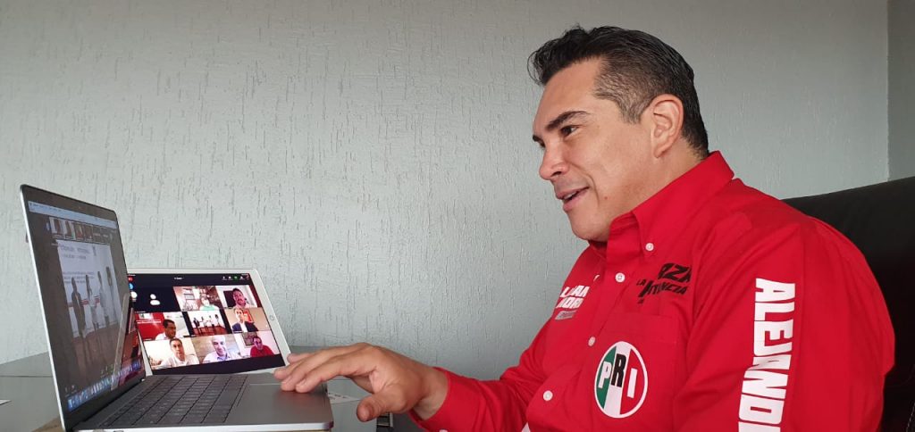 PRI toma protesta por primera vez de forma virtual