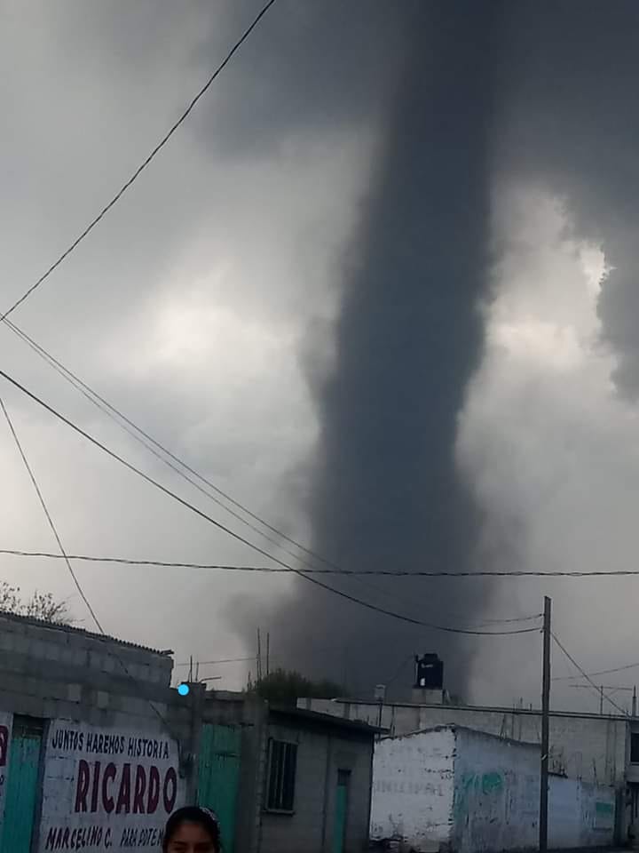 Video desde Puebla: Tornado en San Nicolás Buenos Aires genera pánico