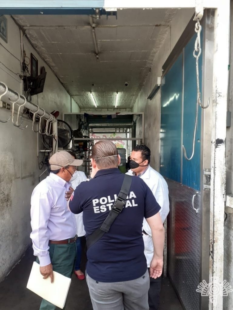 La Secretaría de Seguridad Pública estatal recupera espacios tomados por la delincuencia en el mercado La Acocota