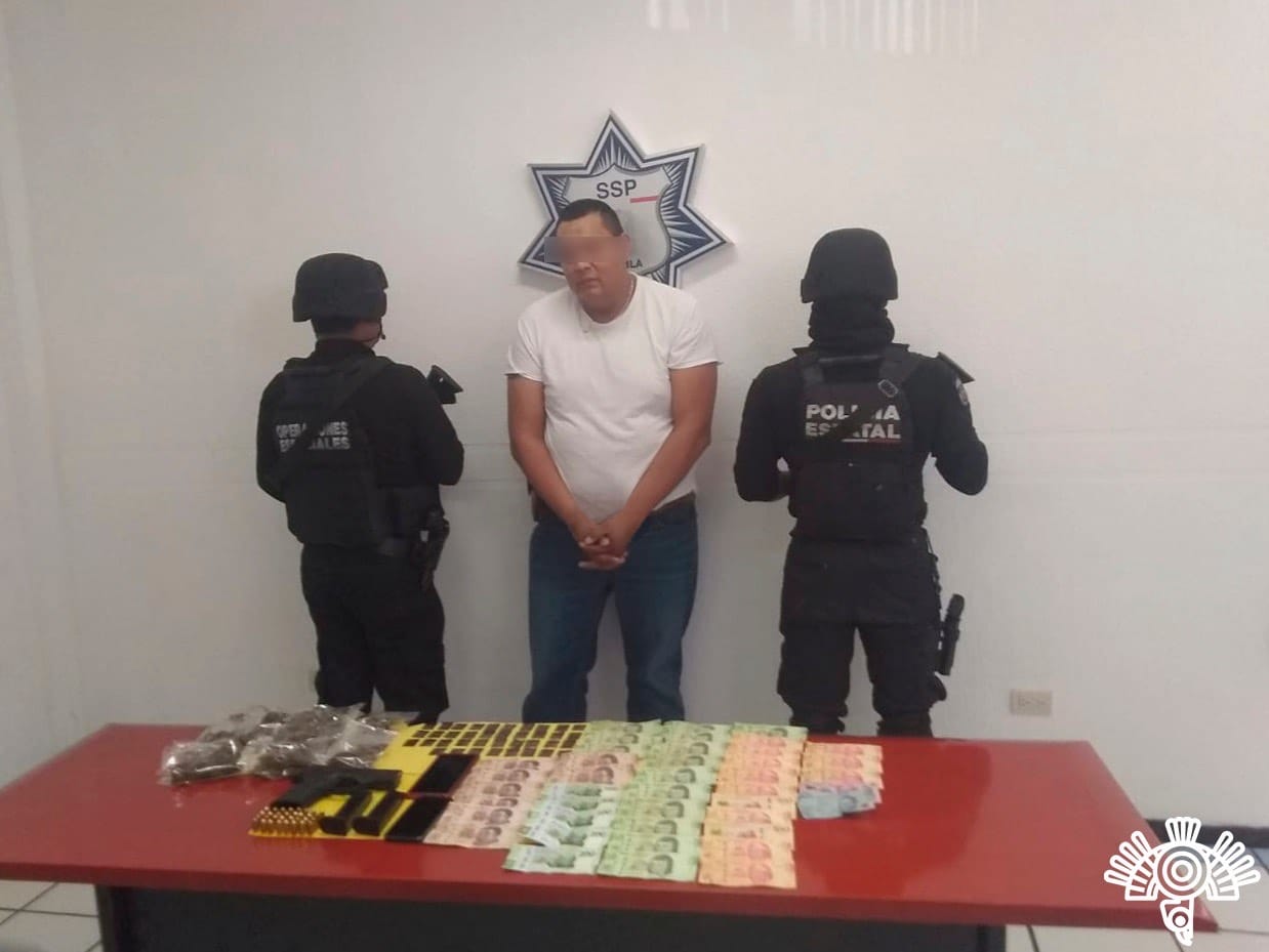 Detenido en Tepetzintla presunto narcomenudista de la banda “Los Lecona”