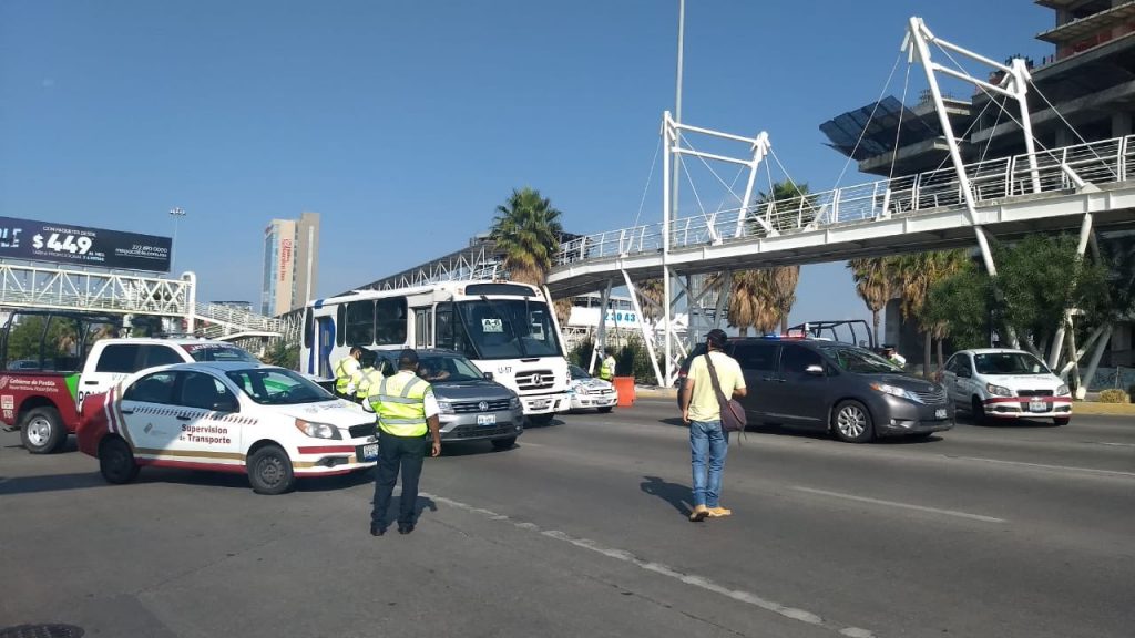 Video desde Puebla: Gobierno estatal realiza operativo para vigilar cumplimiento del Hoy No Circula