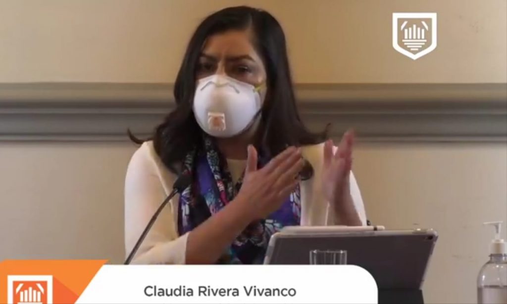 Contingencia aumentó casos de violencia doméstica, alertó Claudia Rivera