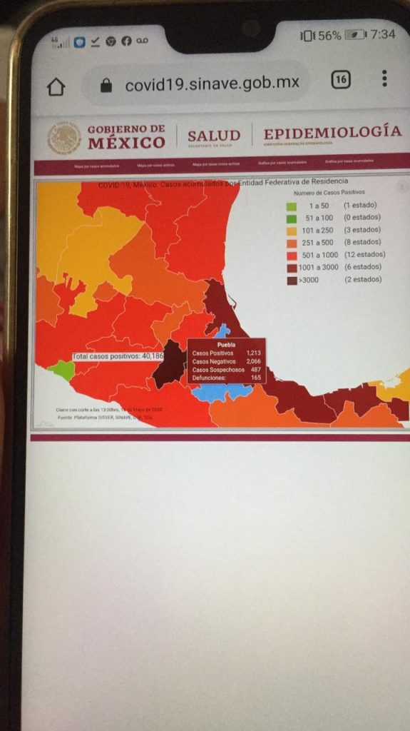 México acumula 4 mil 220 fallecidos y 40 mil 186 casos de Covid19: Salud federal