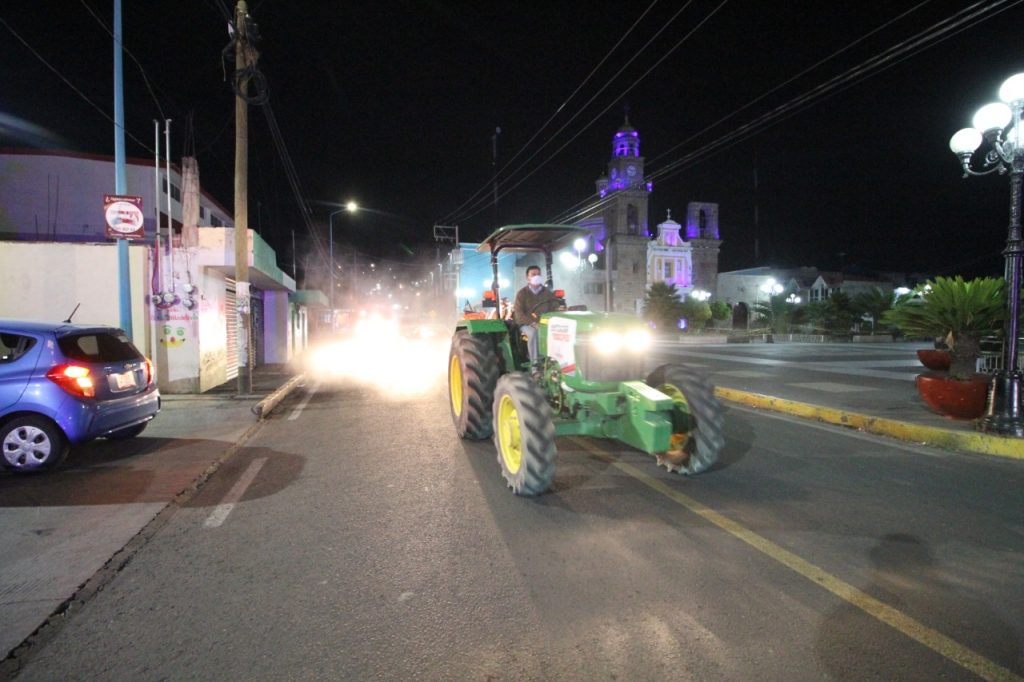 Desde Tlaxcala: Gobierno estatal sanitiza 4 municipios más