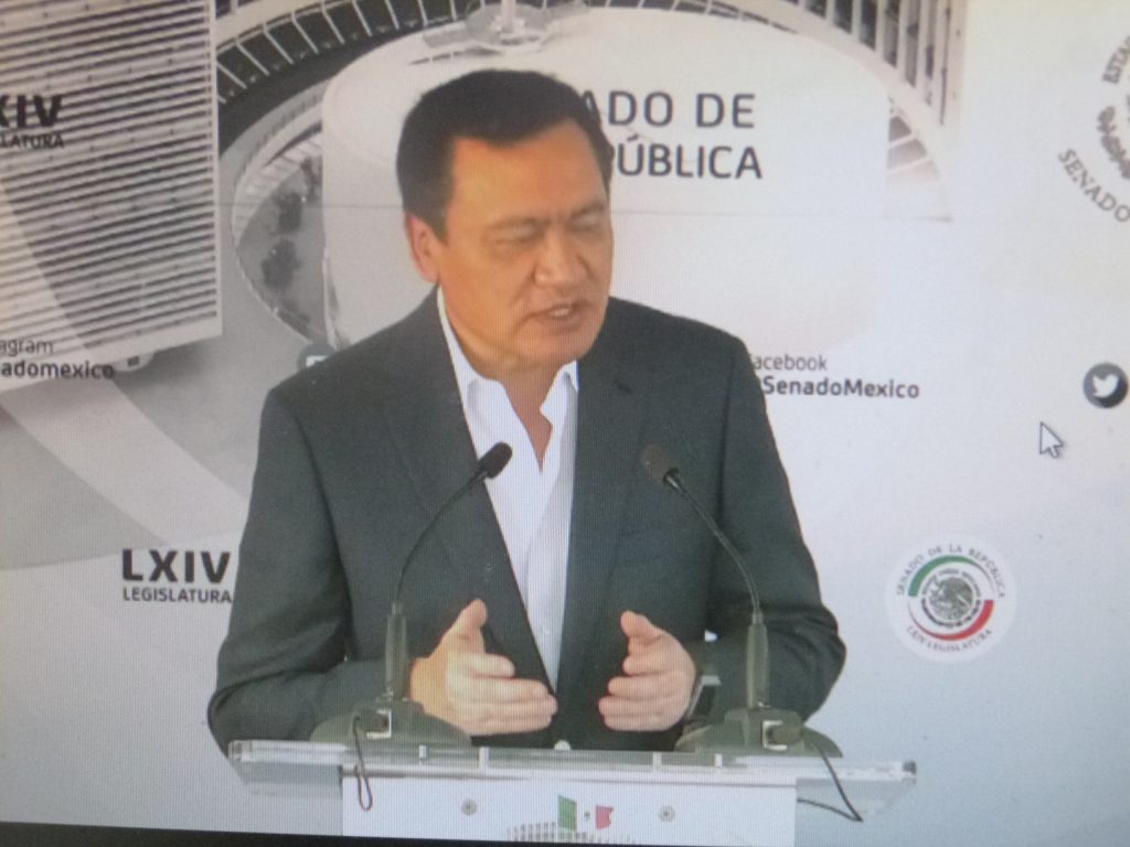 Viene una crisis económica mayor, advierte senador del PRI y ex secretario de Gobernación con Peña Nieto, Miguel Ángel Osorio Chong