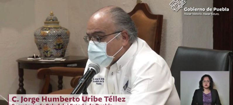 Se registran durante el fin de semana en Puebla 123 nuevos casos de Covid- 19: Secretaría de Salud